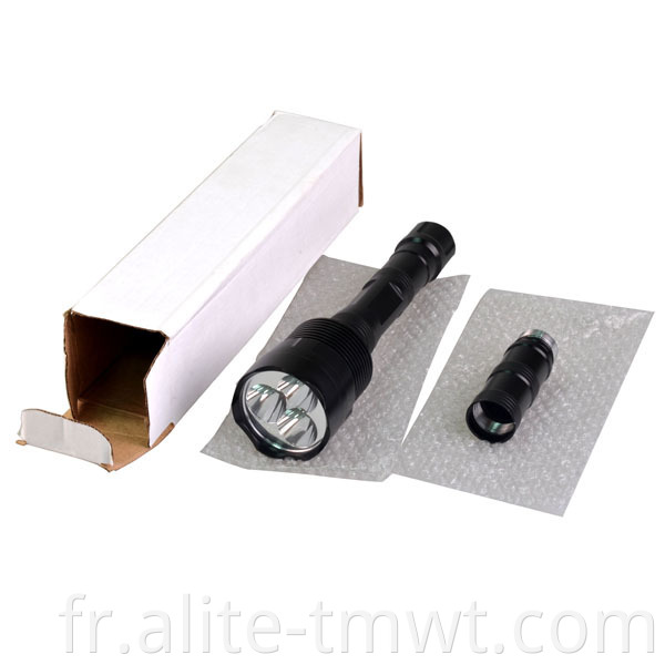 YT-1868 5000 Lumens lampe de poche rechargeable LED la plus puissante